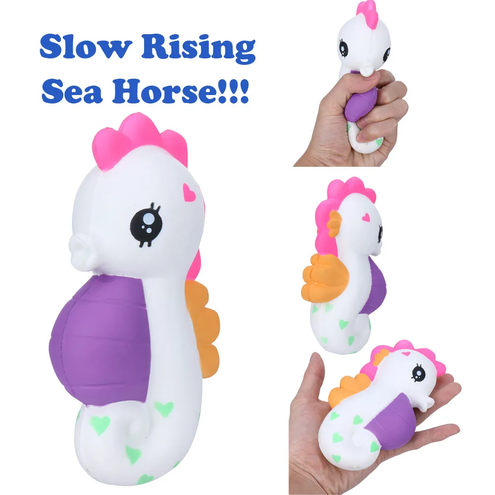Высокое качество 1 шт Симпатичный Морской конек замедлить рост коллекция игрушка