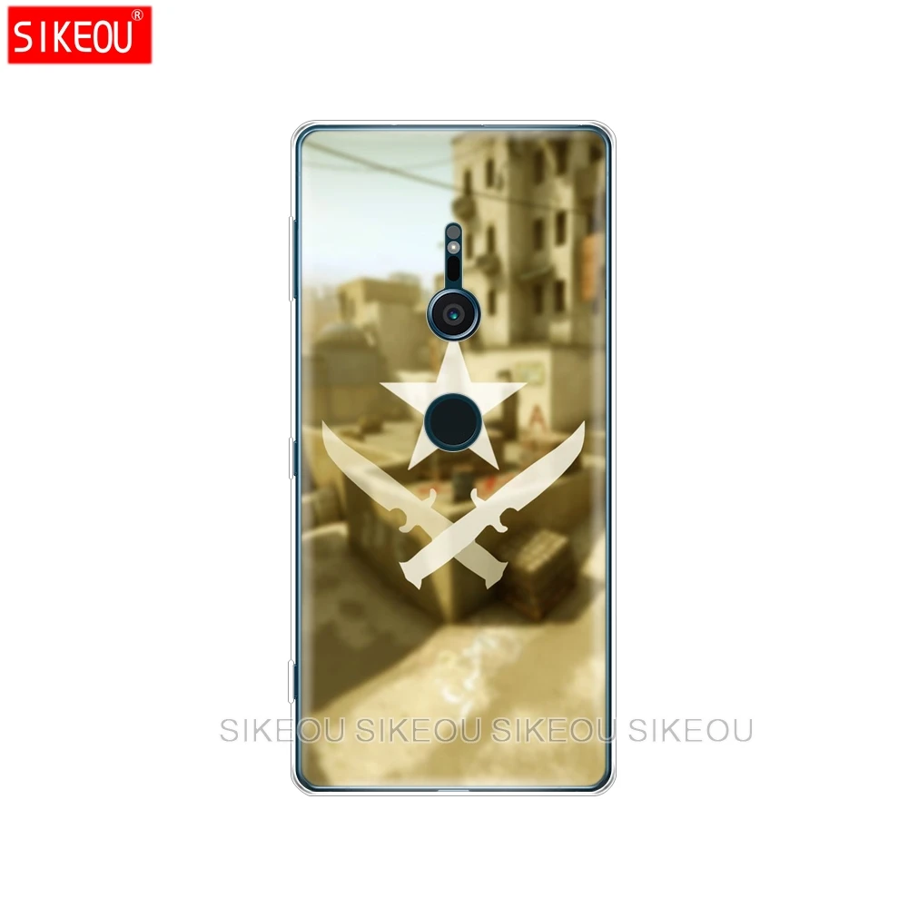 Силиконовый чехол для телефона sony xperia XA1 XA2 ULTRA PLUS L1 L2 XZ1 XZ2 compact XZ PREMIUM Counter Strike CS GO PUBG |