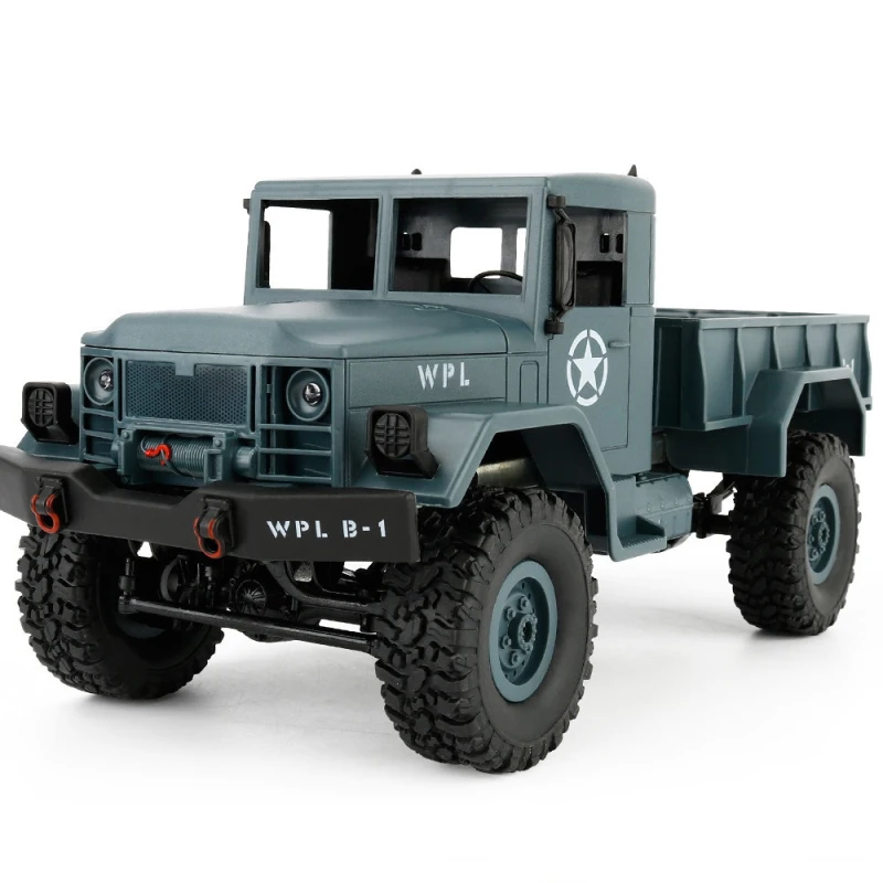 Военный пикап модель дистанционного управления WPLB 1 1/16 2 4G 4WD RC грузовик