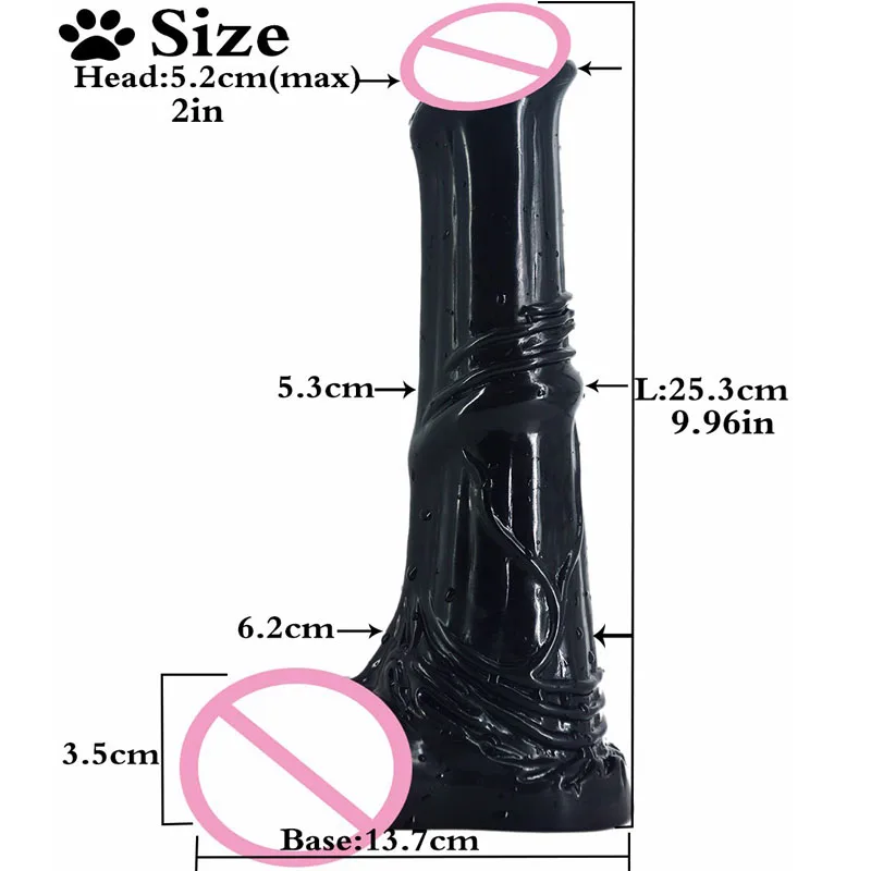 Огромный длинный фаллоимитатор в виде лошади с животными утешитель сексуальная