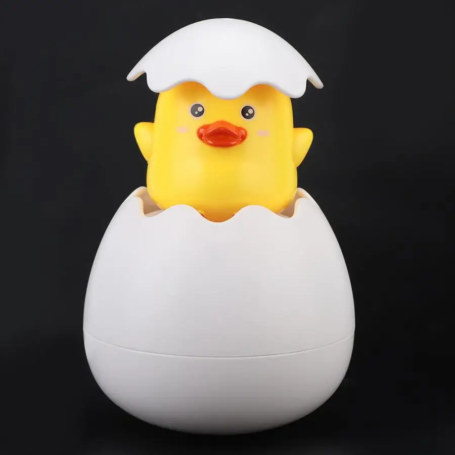 Детские игрушки для купания, утка и Пингвин, брызги, яйцо, вода, душ, плавающая игрушка, пластик, подарок для детей, забавная игрушка