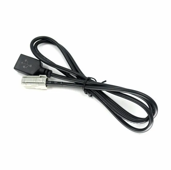 female usb Biurlink автомобильный стерео cd-чейнджер женский/Мужской USB кабель адаптер для Toyota Mazda - Название цвета: female usb