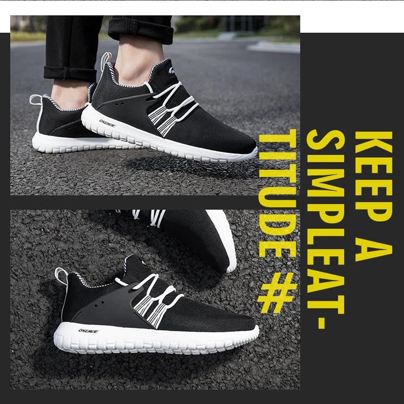 ONEMIX Breathable Mesh Running Shoes For Men Sports Sneakers For Women Lightweight Sneakers For Outdoor Walking Trekking Shoes