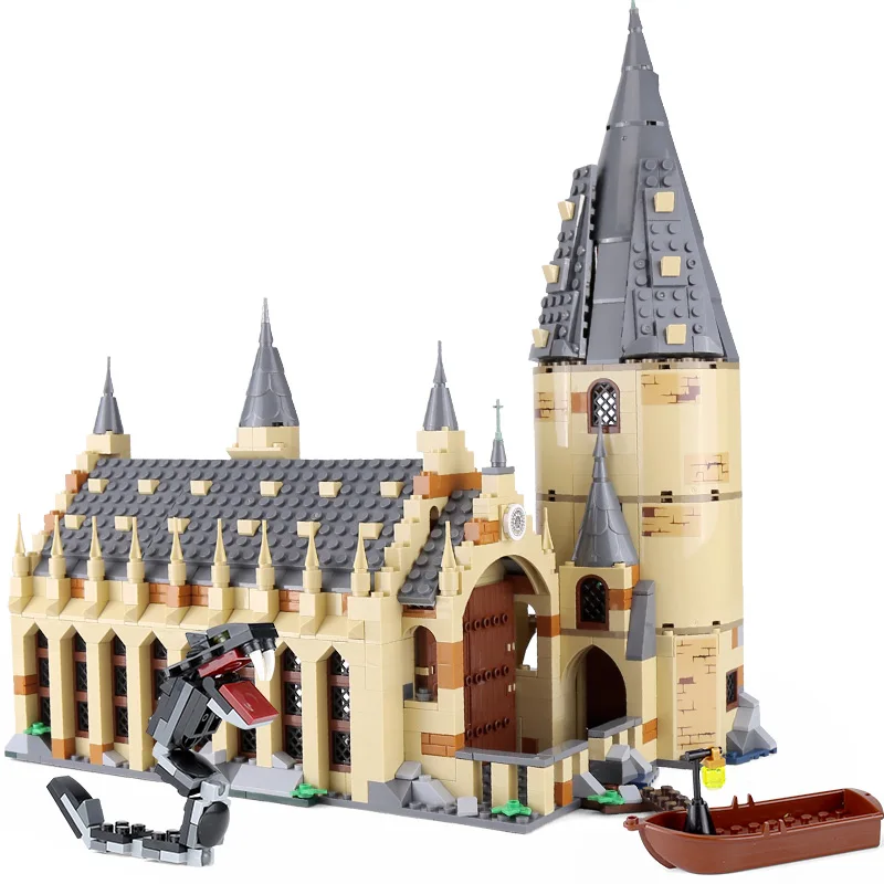 Гарри фильм Поттер комплекты 16052 16054 16055 16028 Совместимость с Legoing Модель