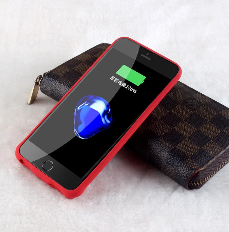 Чехол для iPhone 6 6s 7 Power силикагель аудиовыход умное зарядное устройство чехол