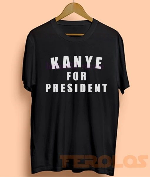 Kanye West для President 2016 забавная Футболка мужская | Мужская одежда