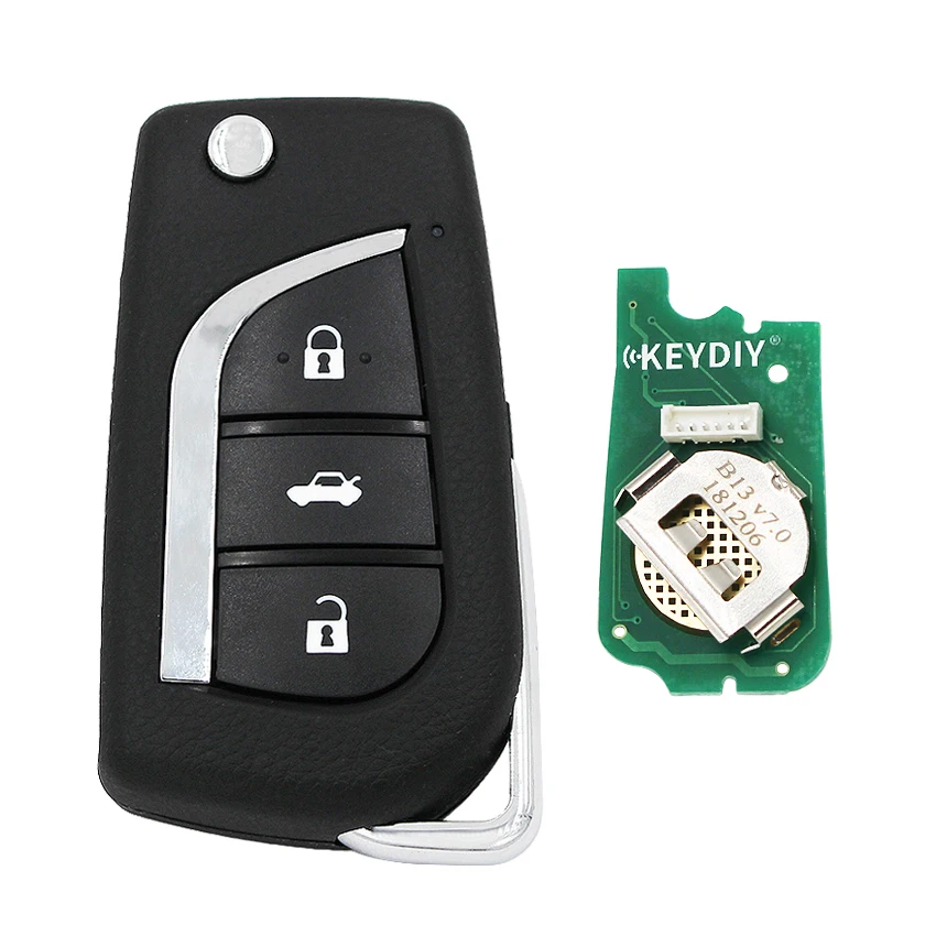 Обновленный 2/3 кнопки дистанционного ключа Fob 433MHz 4C Чип для Toyota Yaris Avensis Corolla P/N: 89071