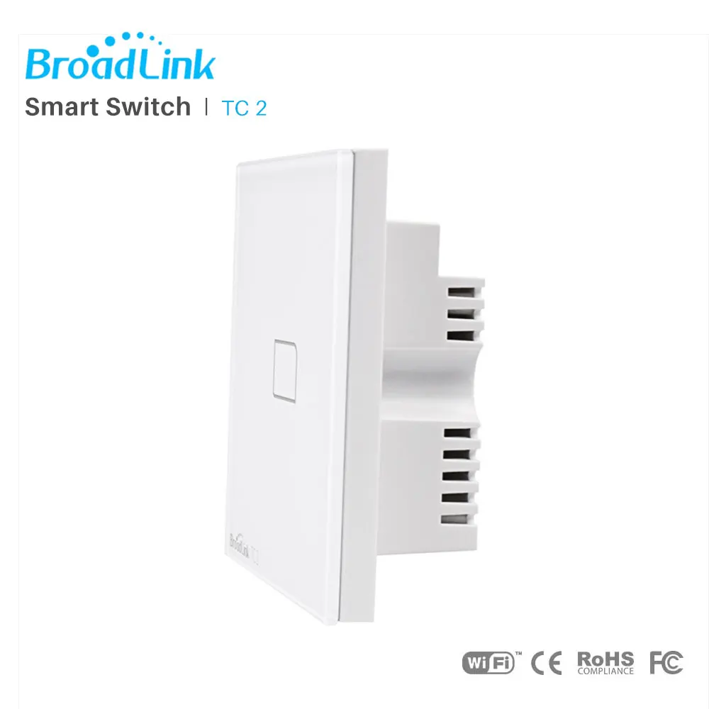 Broadlink TC2 ЕС WiFi переключатель Сенсорная панель стандарт Великобритании настенный