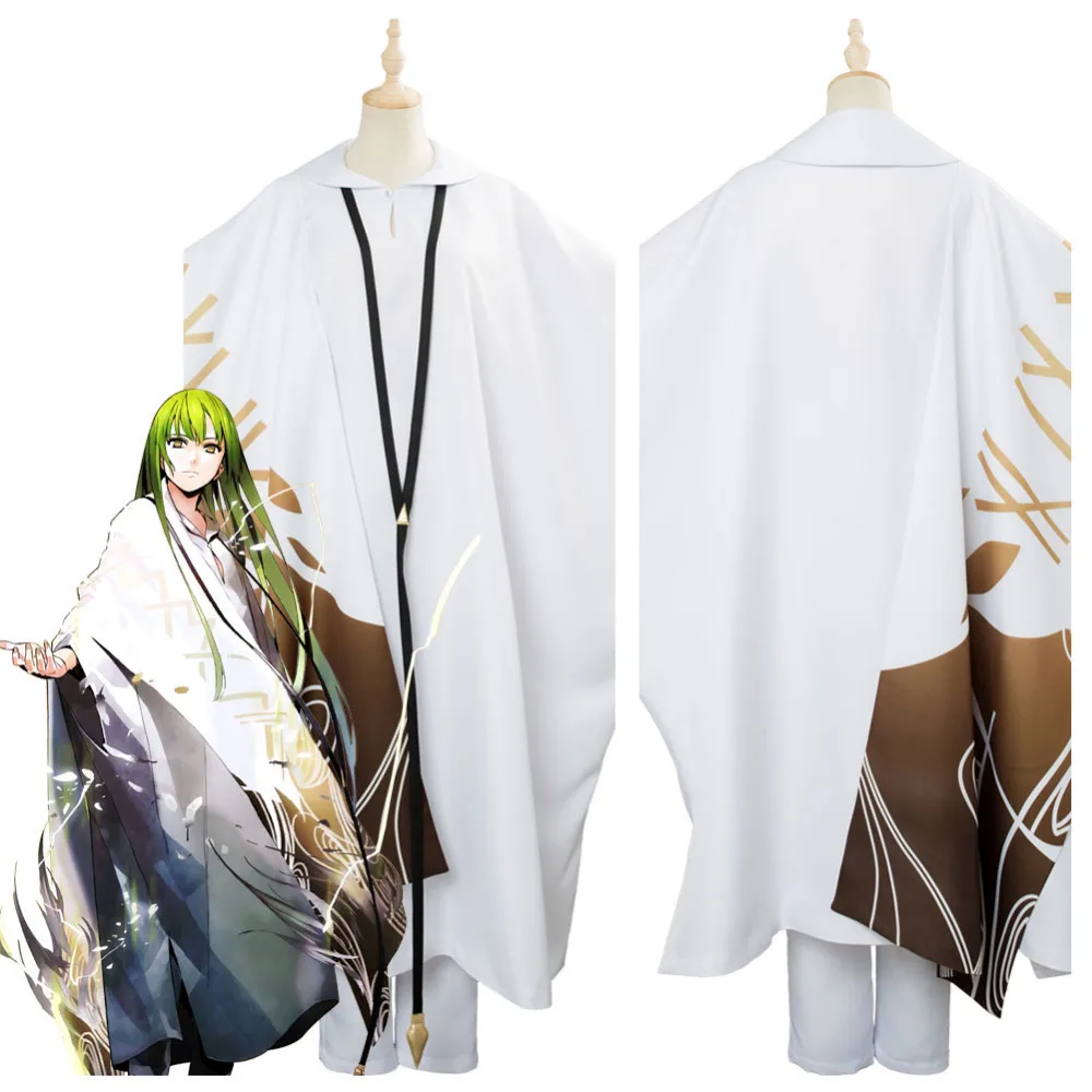 Fate Grand Order Enkidu Косплей Костюм Кимоно взрослый полный костюм Хэллоуин карнавальные