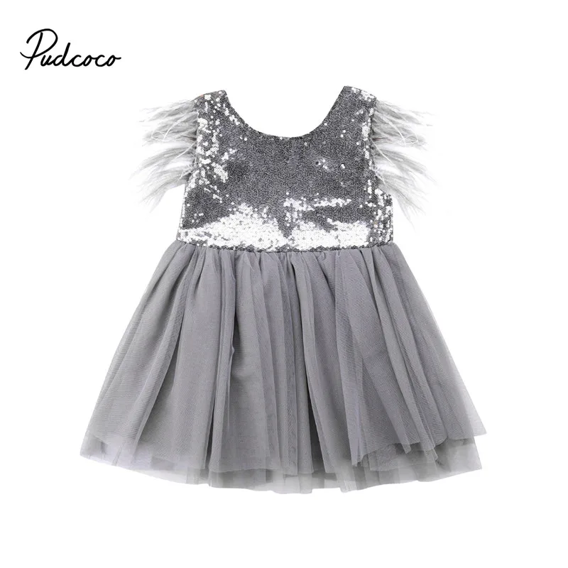 Тюлевое вечернее платье без рукавов с бахромой и открытой спиной блестками для