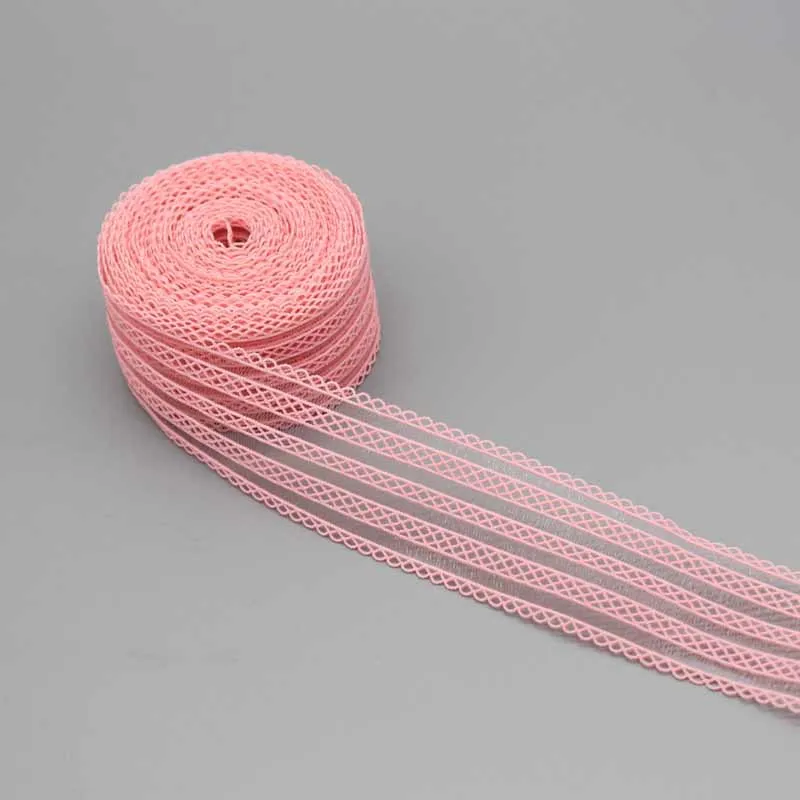 Ширина 2 см 3 5 Сетка эластичная лента тесьма DIY дети волосы кольцо бант сетка Лента