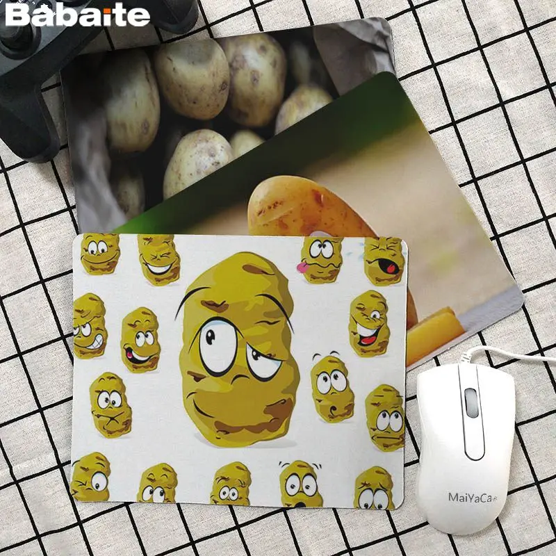 Babaite 2018 новый картофель фри силиконовый коврик для мыши игры Гладкий блокнот