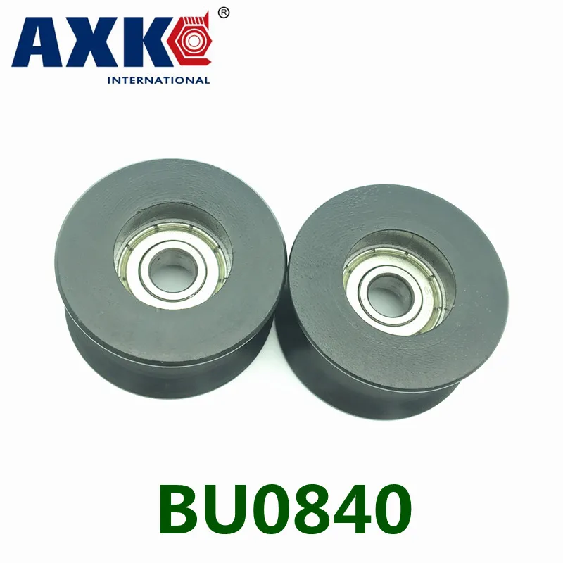 20 шт. 0840uu Bu0840 608zz 608z 608 U роликовые шарикоподшипники 8x40x20 7 мм дверной подшипник с
