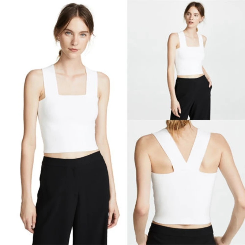 Women Fashion Summer Tanks Tops Vest Casual Crop Cami Camisole Short Top | Спорт и развлечения