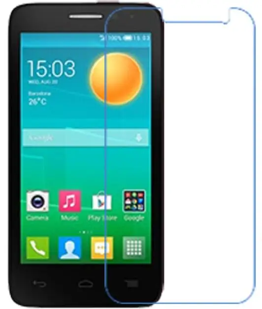 Для Alcatel one touch pop C3 4033D пленка HD прозрачная защитная защитный чехол