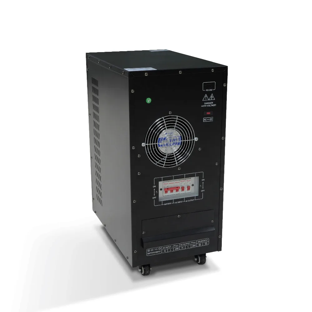 Низкочастотный 12KVA 96V Инвертор немодулированного синусоидального сигнала