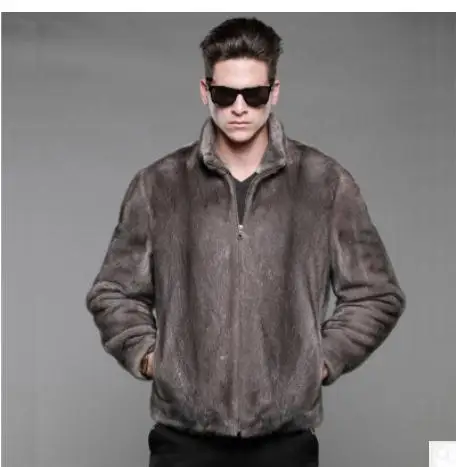 S/6xl мужские короткие тонкие куртки из искусственного меха зимние теплые большие размеры модные искусственные меховые пальто из искусственного меха норки пальто k912