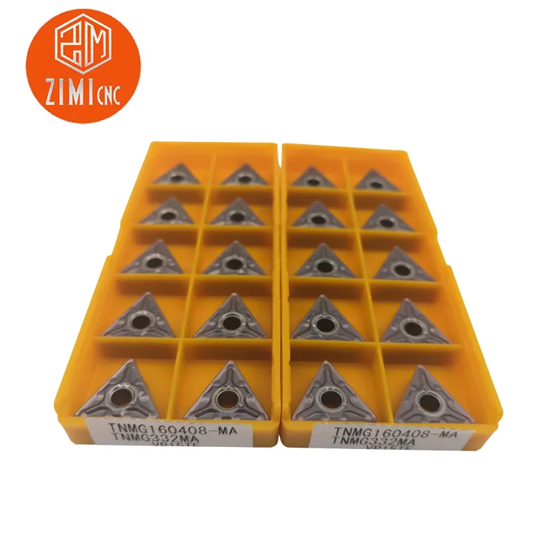 10 шт. TNMG160408 MA VP15TF/TNMG332MA VP15TF твердосплавный вставной токарный инструмент внешний
