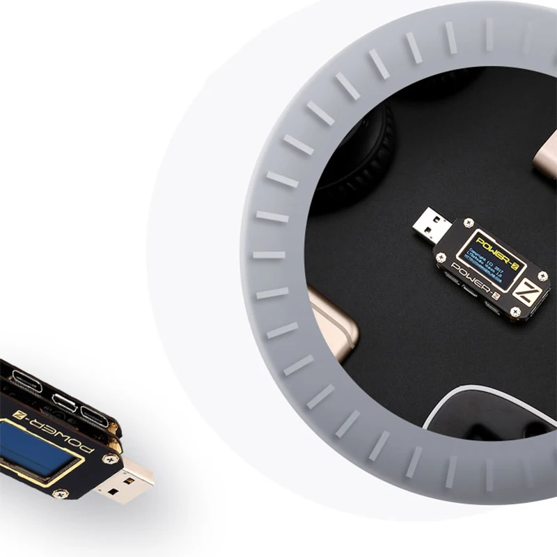 Power-Z KM001 USB тестер PD цифровое напряжение и ток пульсация двойной тип-c Стандартный