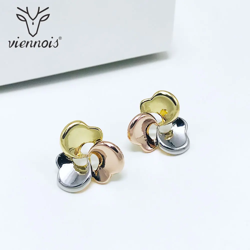 Viennois серьги-гвоздики, разноцветные модные серьги с цветами для женщин