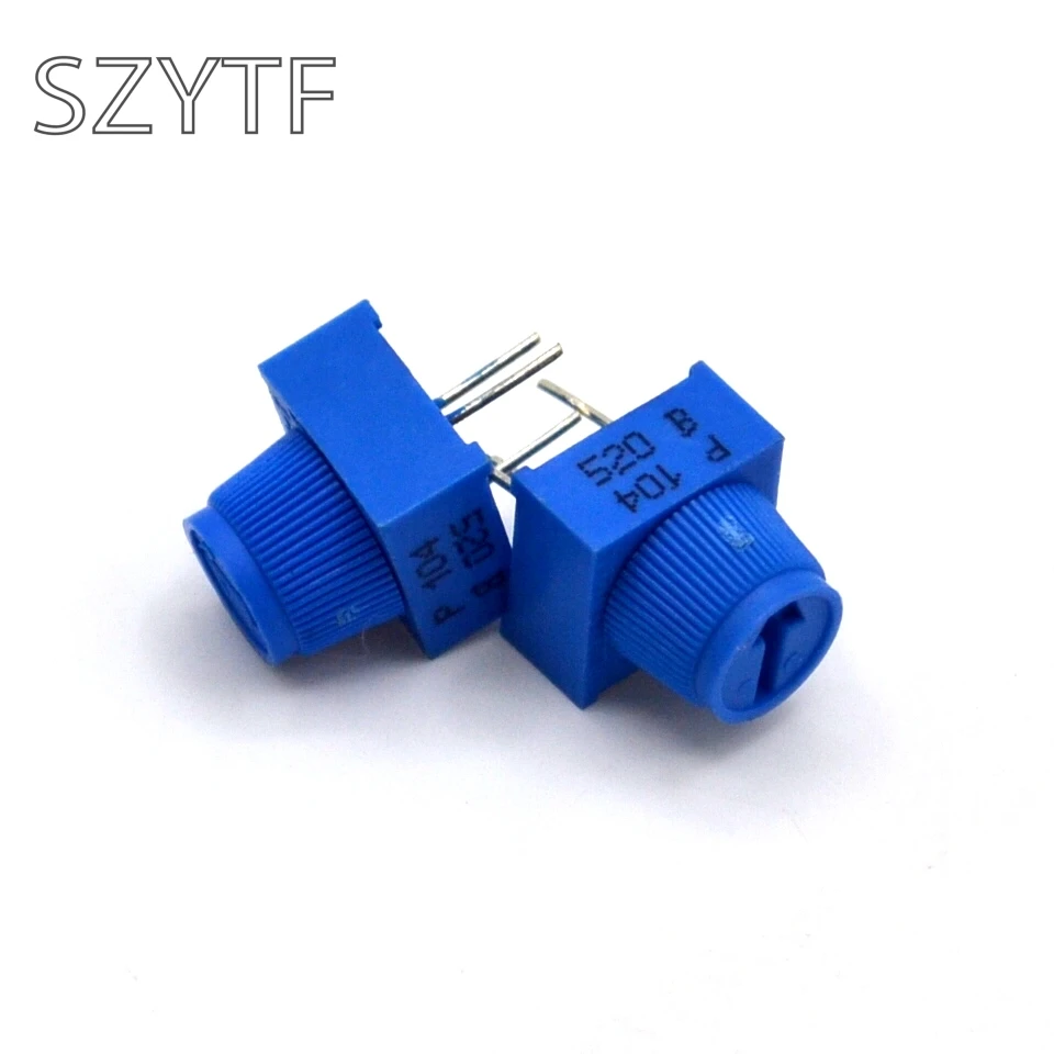 3386P 1 104 100K 0 5 W 1/2W ПК шпильки через отверстие для подстроечный потенциометр
