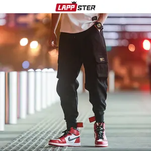 Брюки-карго мужские с карманами, размеры до 5XL