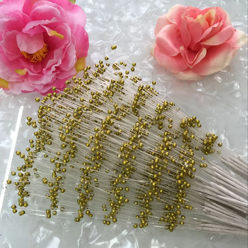 10 шт. Свадебный букет амулеты Искусственные цветы дом Декор спрей жемчужный шнур