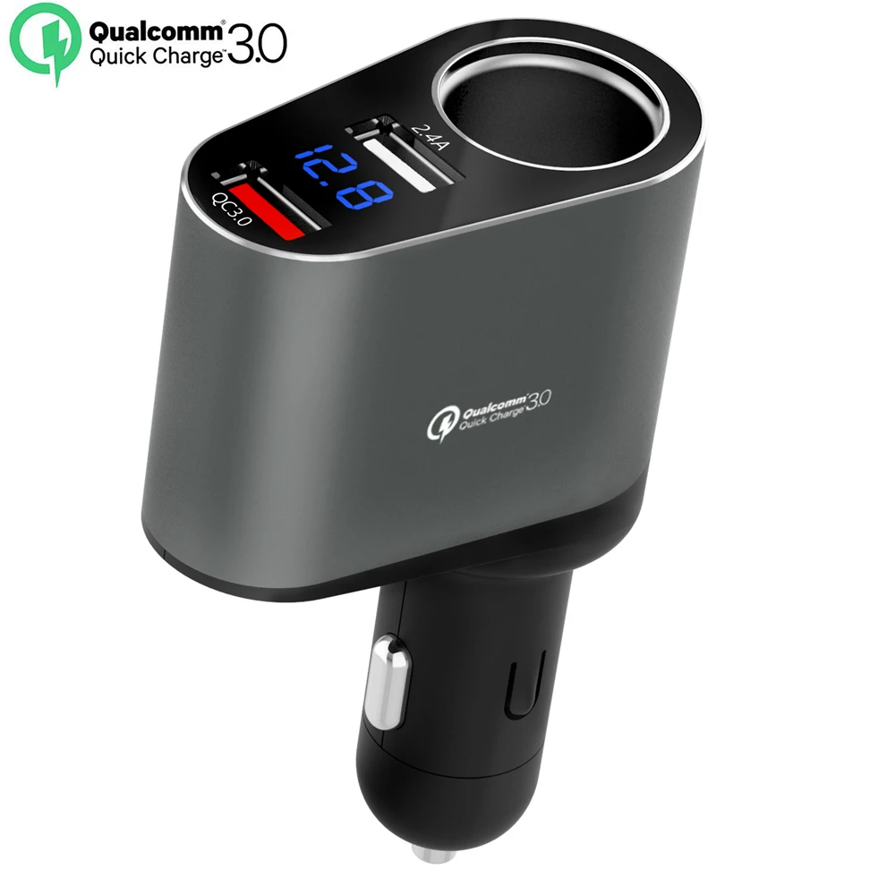 Автомобильное зарядное устройство Quick Charge QC3.0 быстрое 5 в 2 4 А автомобильное с