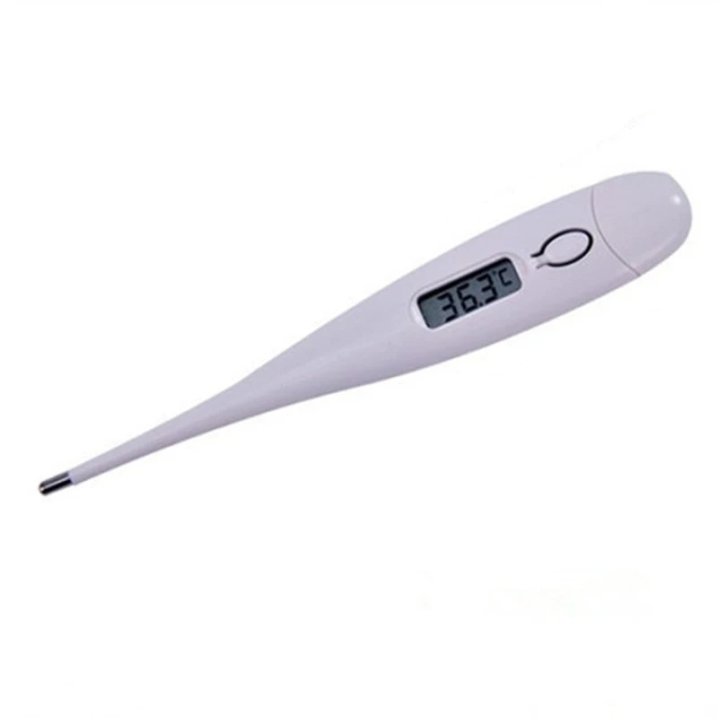 small Thermometer Цифровой термометр для детских сосок с ЖК-дисплеем, медицинская силиконовая соска, Детский термометр, безопасная для здоровья, монитор для ухода за детьми - Цвет: small Thermometer