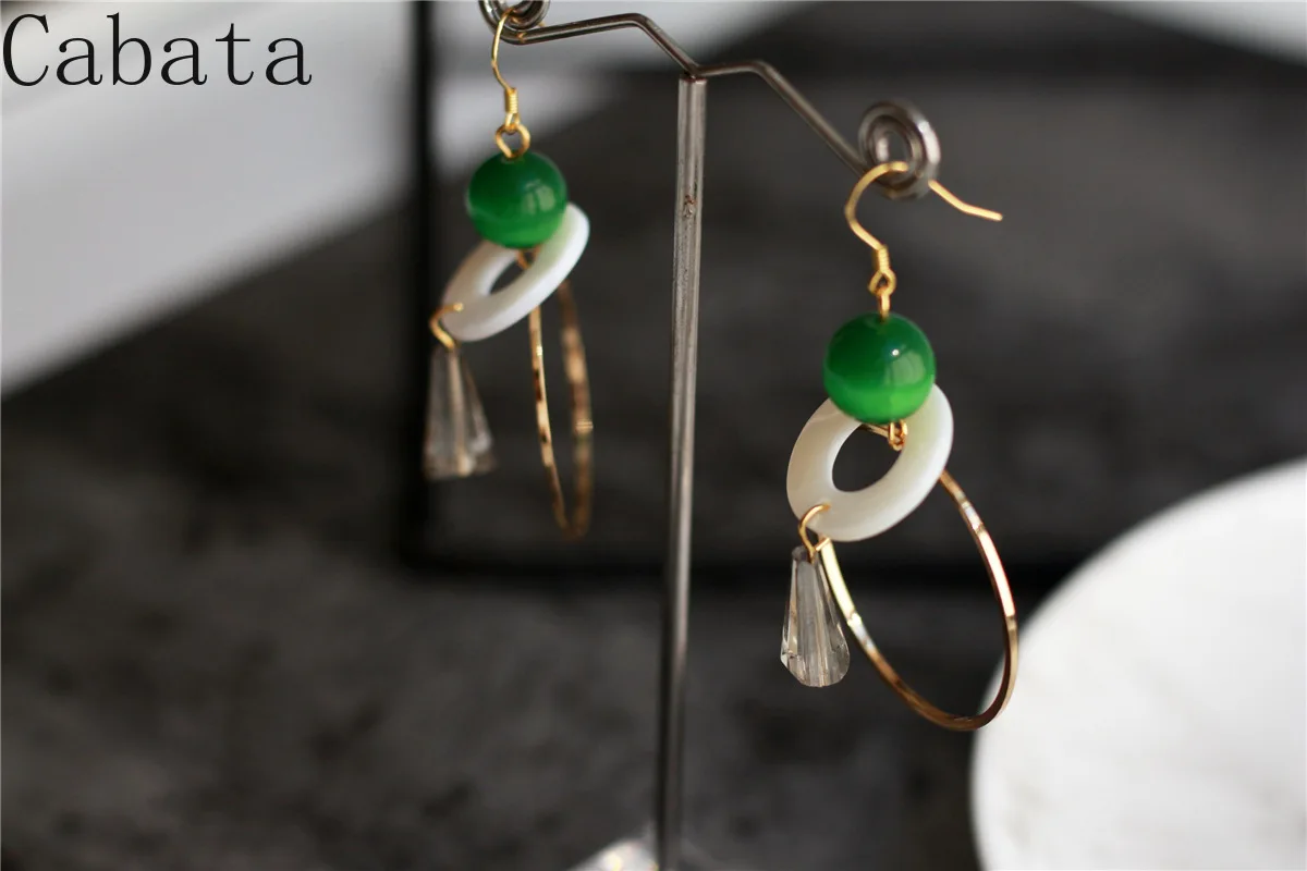 Great Circle Opal Sterling Silver 925 Jewelry Earrings for Women Tassel Korean Indian Big | Украшения и аксессуары