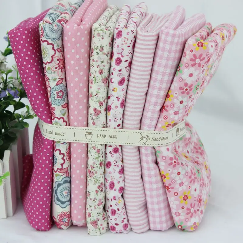8 шт./партия хлопковая ткань 50 х50 см|fabric sewing|patchwork tildafat quarter bundles |