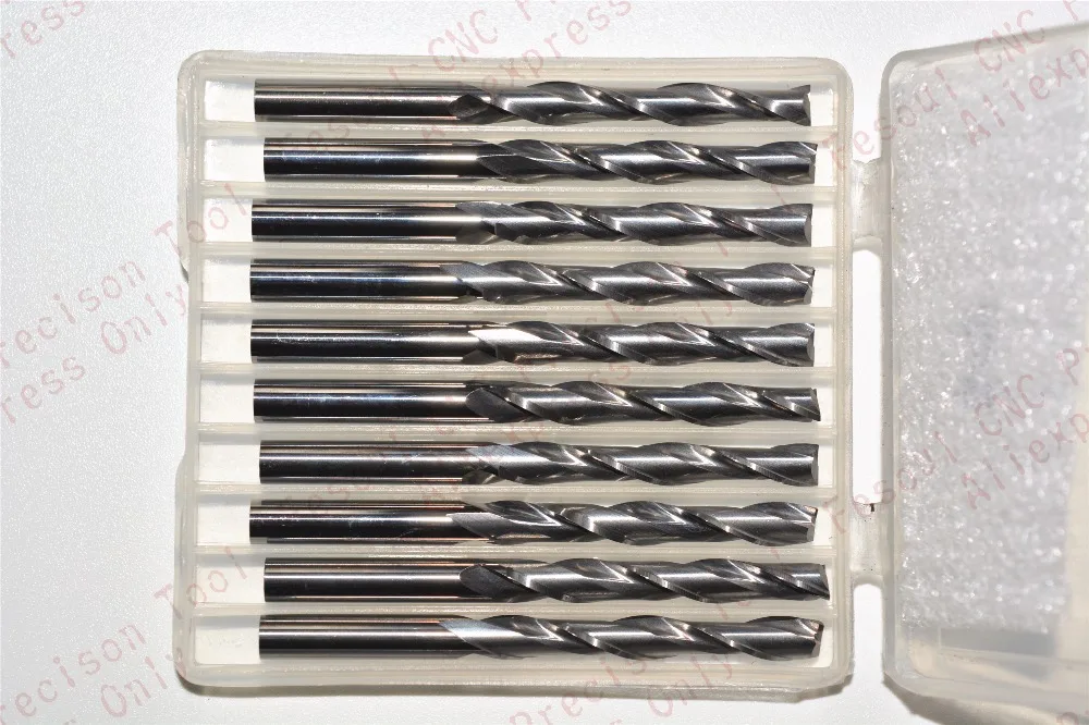 5mm*32mm 10pcs Free shipping 2 Flutes End Mill CNC machine milling Cutter Solid carbide woodworking tool PVC MDF Acrylic wood |