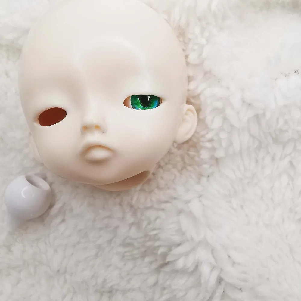 Пластиковые глаза BJD ручной работы с зеленым блеском пластиковые 3d очки для 1/3 1/4