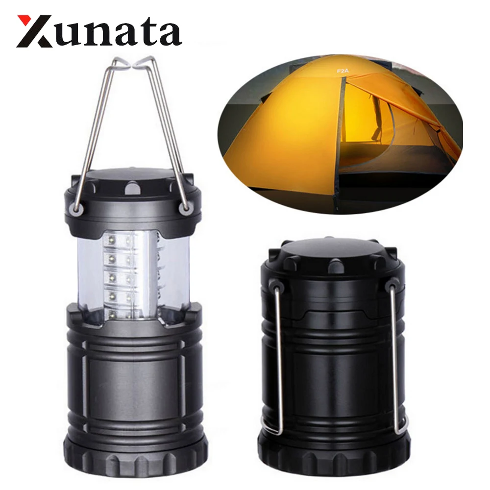 

1/2Pcs Tent Lamp LED Portable Lantern Outdoor Camping Light Battery Powered Waterproof Emergency Light Working Torch Flashlight
