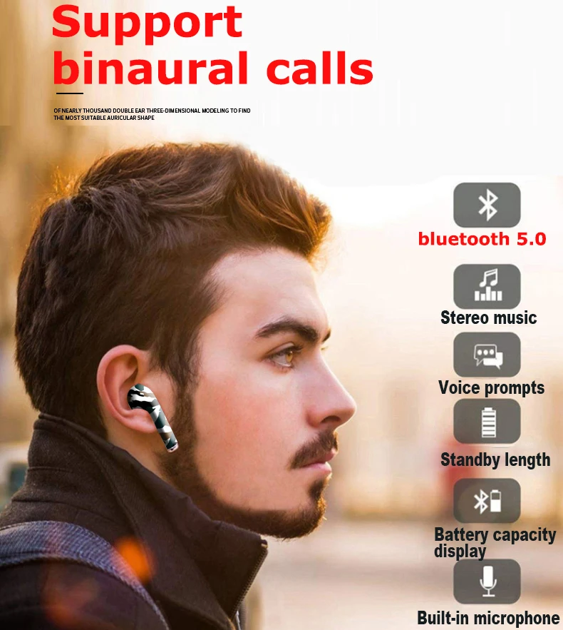 XLSTO новые i9s цветные TWS Беспроводные Мини Bluetooth 5,0 наушники беспроводные гарнитуры стерео наушники для sanmsung Xiaomi iPhone 6S 7