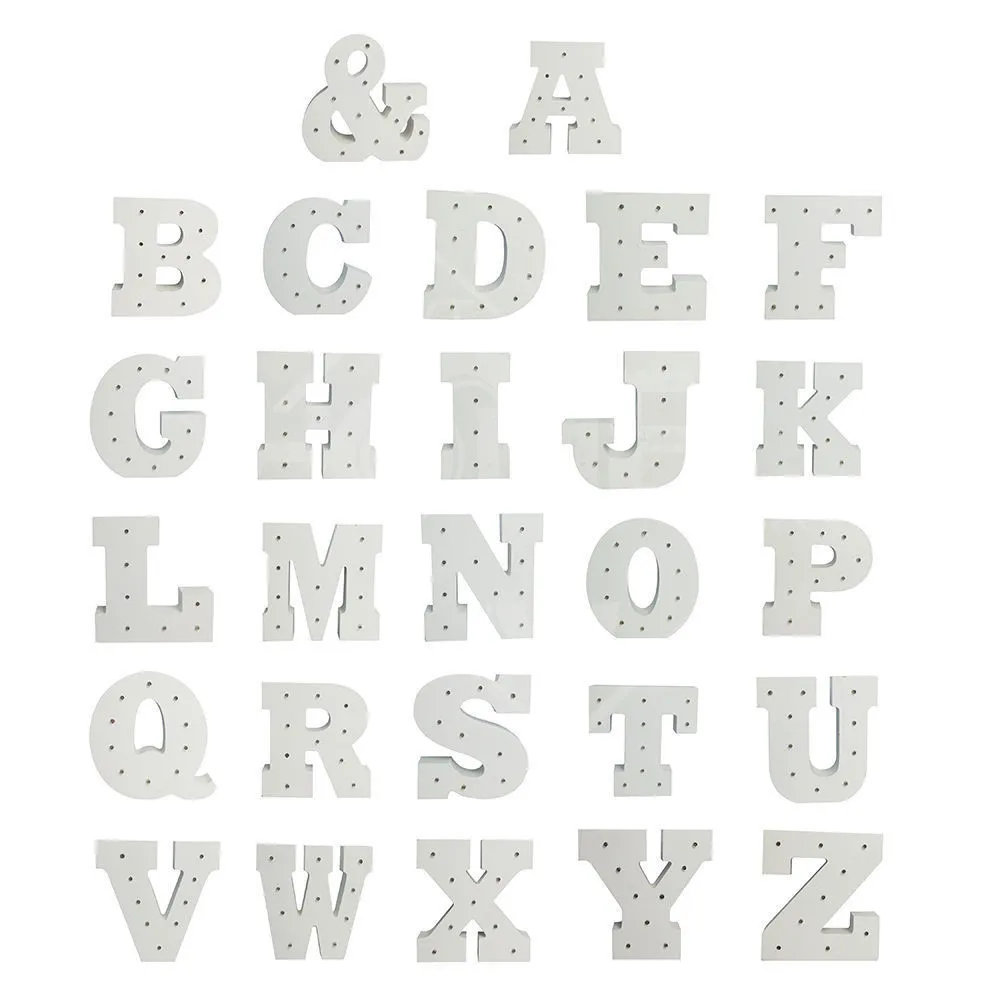 IVYSHION Бесплатная доставка N-Z светодиодный ночной Светильник знак светильник s