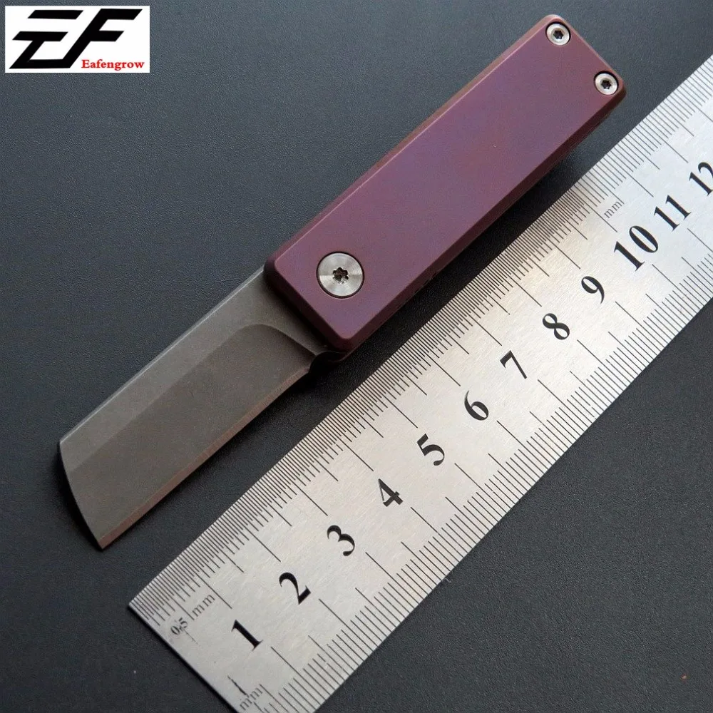 Eafengrow Serge Mini Складной Ножи M390 лезвие Титан сплав ручка тактическое Выживание Карманный Открытый EDC инструмент ножи