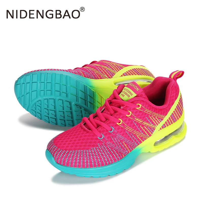 Women Sneakers Light Weight Running Shoes Breathable Air Cushion for Female Jogging Walking zapatos de mujer | Спорт и развлечения