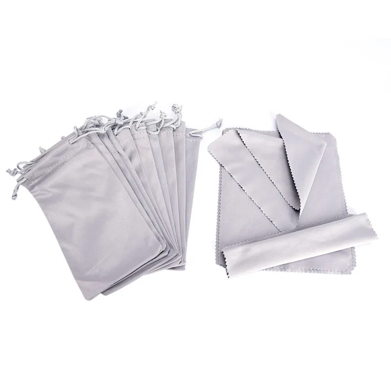 1 шт. мягкий чехол для солнцезащитных очков Чехол + ткань оптовая продажа |