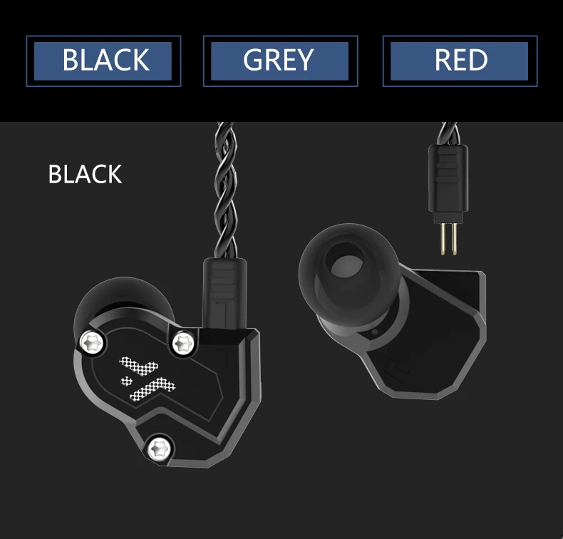 Оригинальные гибридные наушники-вкладыши revoonext QT3s 2DD+ 2BA, Hi-Fi, DJ монитор, спортивные наушники для бега, гарнитура, вкладыши, обновленная Yinyoo, QT3