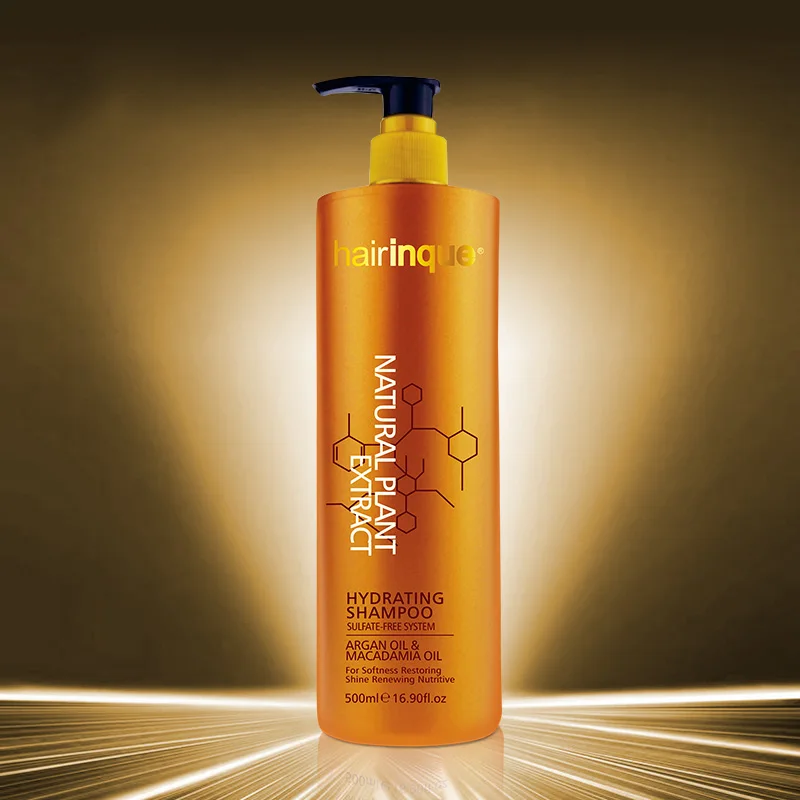 

HAIRINQUE 500ml Sulfate-free Hydrating Hair Shampoo With Argan Oil Macadamia Nut Oil Moisturizing Smooth Professional Hair Care