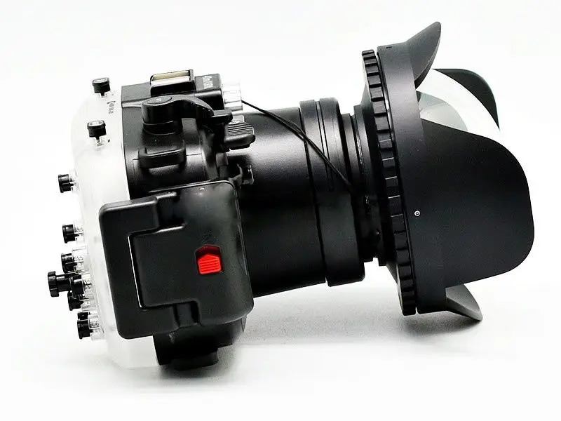 Для Sony A5100 16 50 мм 130 футов подводный водонепроницаемый корпус + 67 широкоугольный