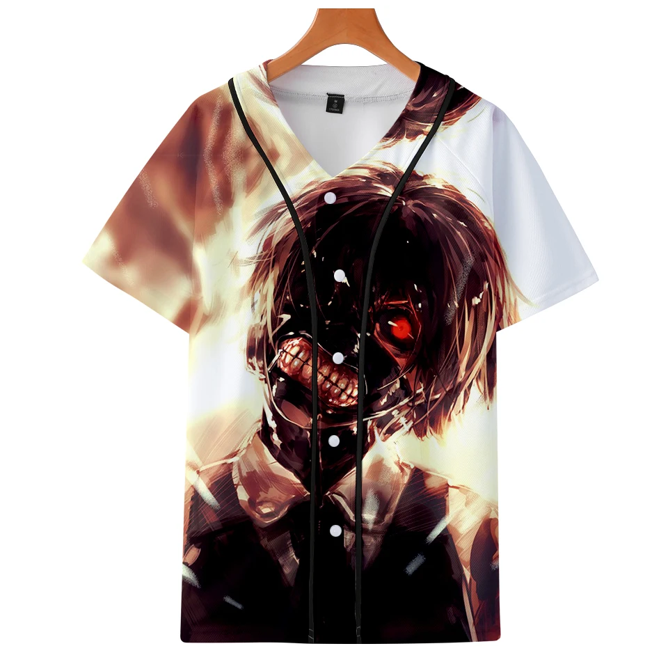 Новинка 2019 куртка tokyo ghoul легко сочетающаяся одежда осенняя бейсбольная унисекс с