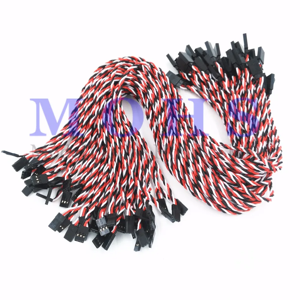 Акция 45 см 75 10 шт. B/R/O B/R/W 60cores позолоченный витой сервопривод Удлинительный кабель