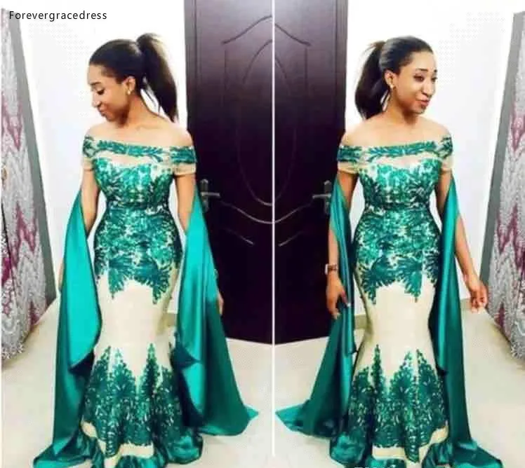 Южноафриканское Черное женское платье для выпускного бала 2019 Охотник зеленое с