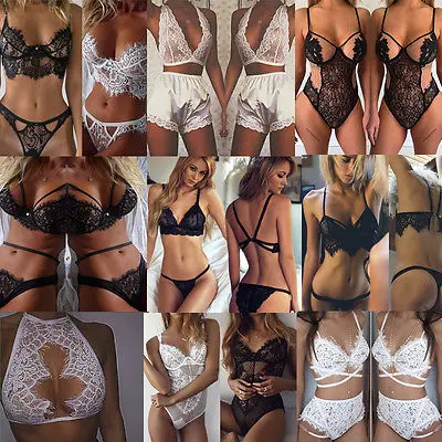 Новые женские костюмы сексуальные комплекты нижнего белья пижамы кружевное