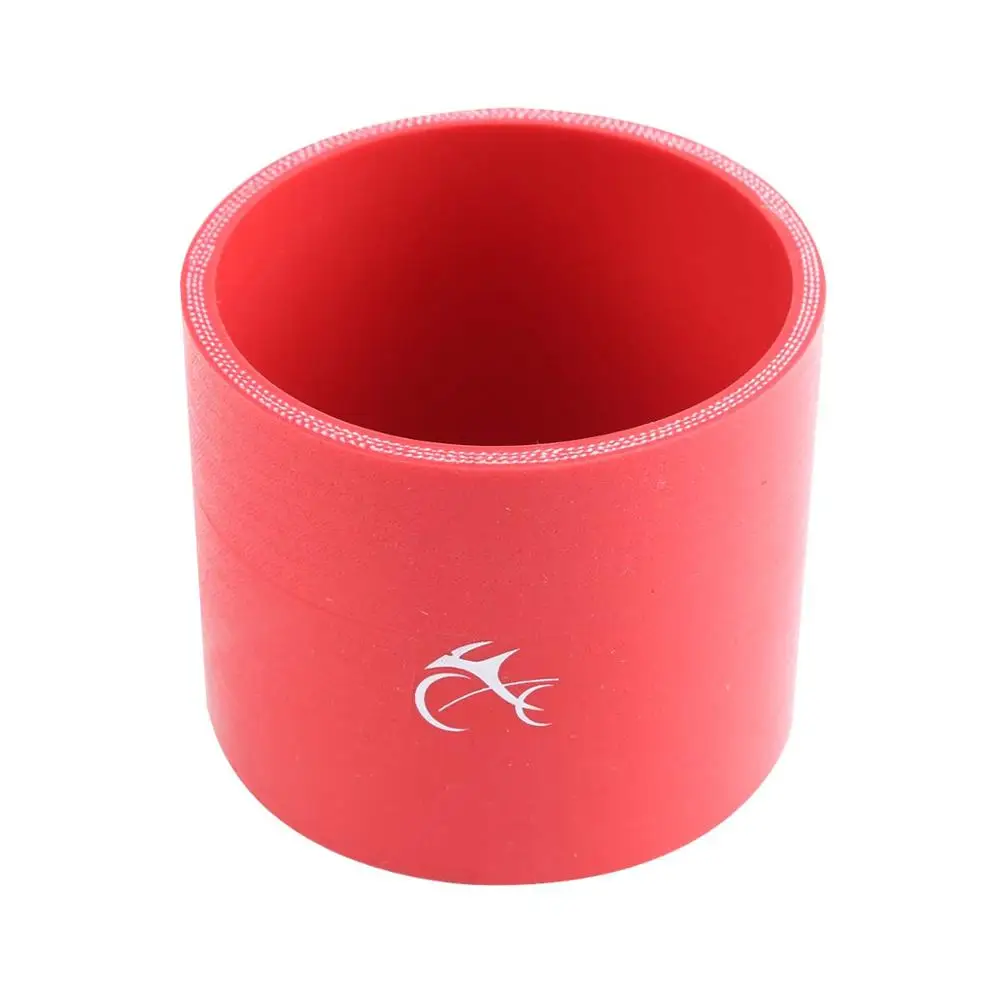 Красная 3 дюймовая прямая силиконовая Соединительная муфта шланга труба