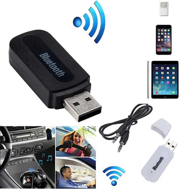 Мини Bluetooth беспроводной автомобильный AUX адаптер музыкальный аудио приемник