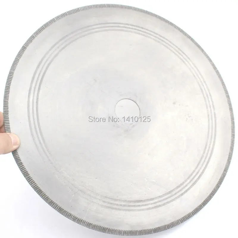 14  inch Notched Rim Thickness 0.06  Lapidary Diamond Saw Blade Rock Slab with Bushing 1  3/4  5/8  Tools for Stone Gemstone