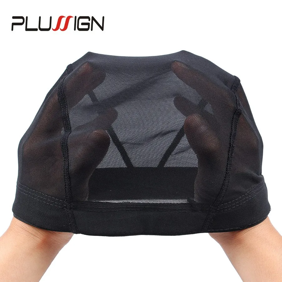 Plussign Weavon шляпа парик делая головка набора окружность 52-56 см s m l три размера купольный парик на сетке кепки s для изготовления париков 100 шт/партия